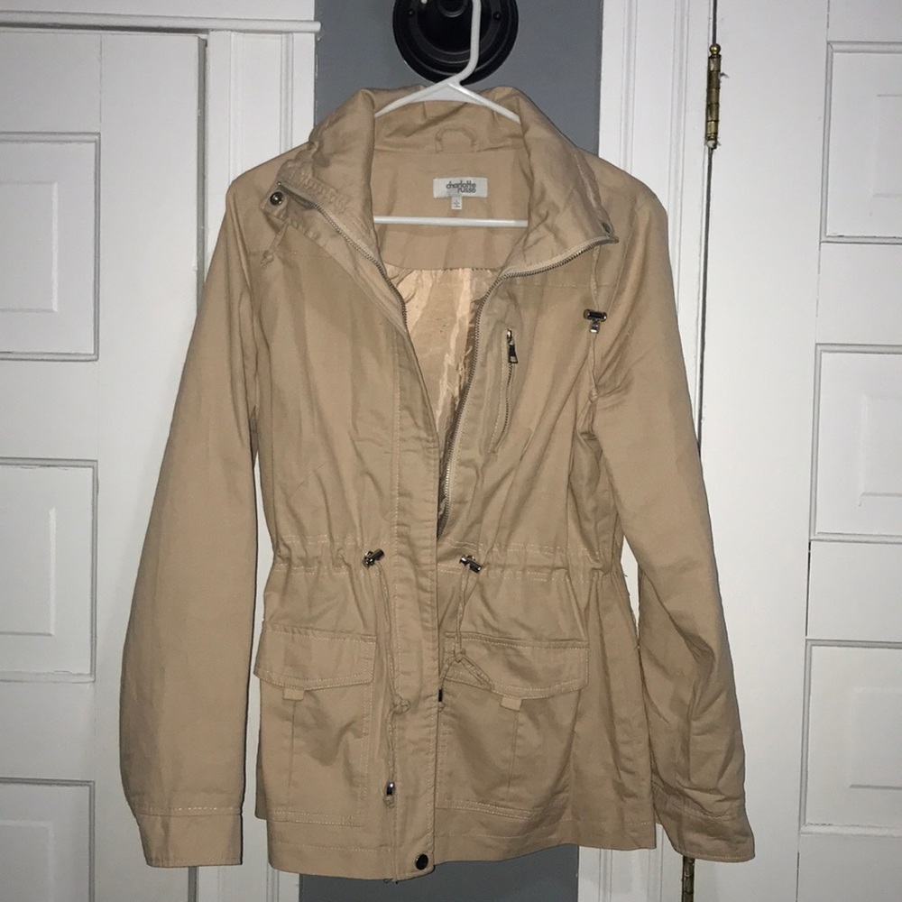Tan Charlotte Russe Anorak Jacket